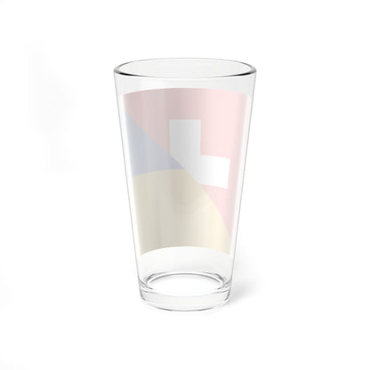 Flag of Switzerland and Ukraine (Switzerland) Pint Glass 16oz