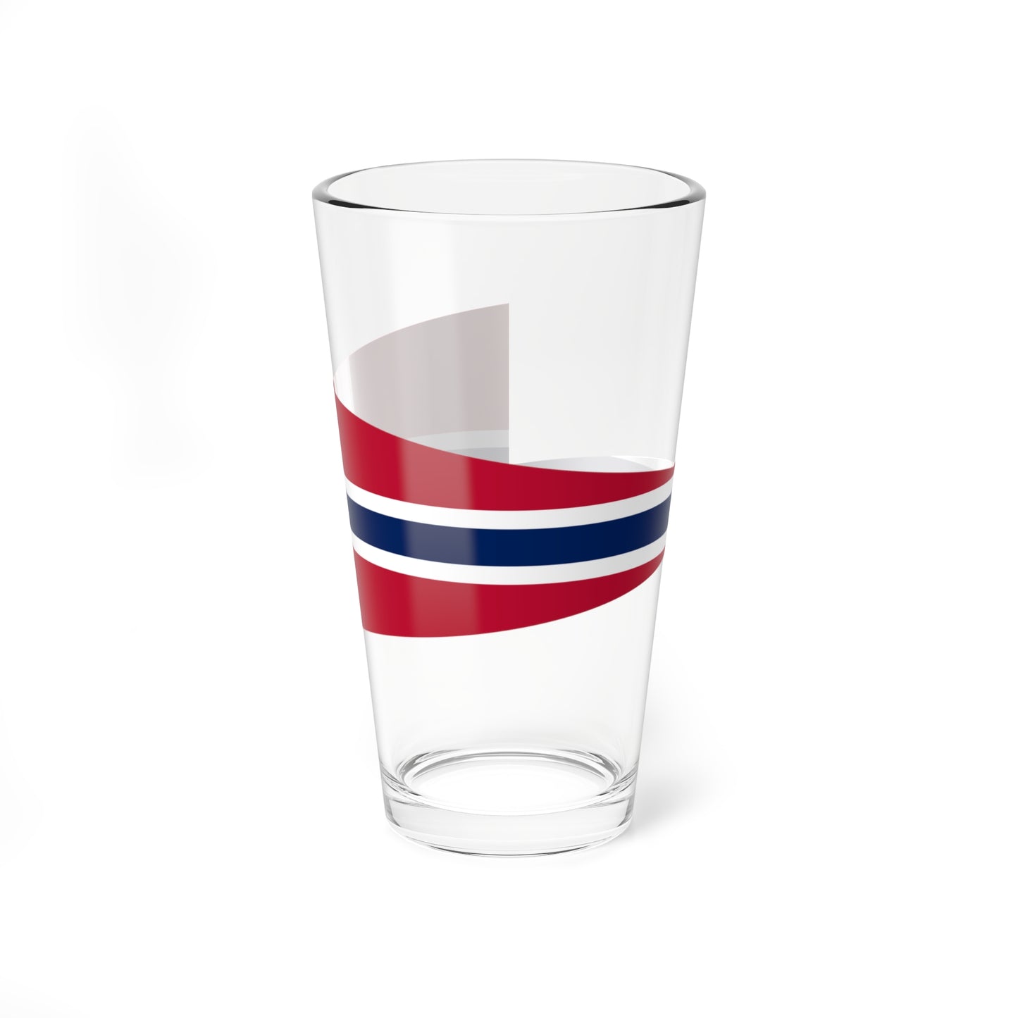 Rank Flag of a Norwegian Squadron Commander or Senior Officer (Norway) Pint Glass 16oz