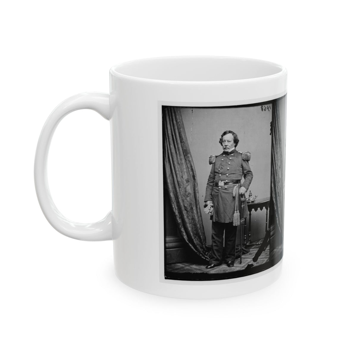 Brig. Gen. B.L.E. Bonneville (U.S. Civil War) White Coffee Mug