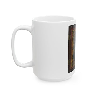 Unidentified Soldier In Union Uniform And Slouch Hat 002 (U.S. Civil War) White Coffee Mug
