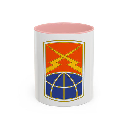 160 Signal Brigade 3 (U.S. Army) Accent Coffee Mug