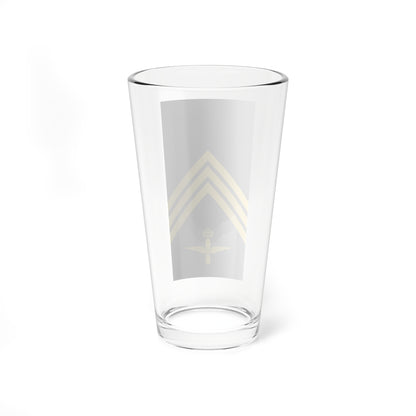 Sweden AirForce OR 5a 2019 (Sweden) (Military Rank) Pint Glass 16oz