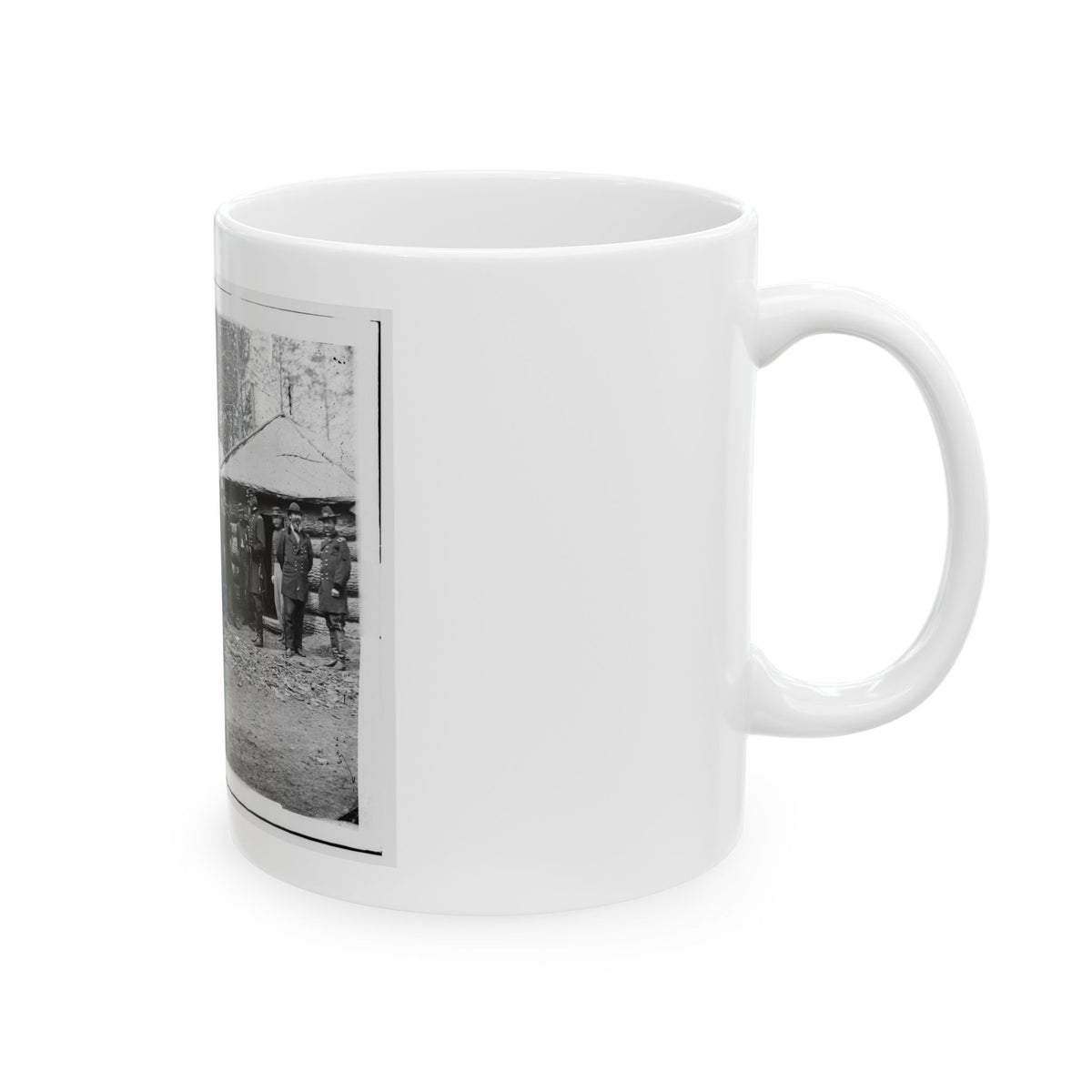 Brandy Station, Virginia (Vicinity). Gen. George G. Meade And Staff (U.S. Civil War) White Coffee Mug