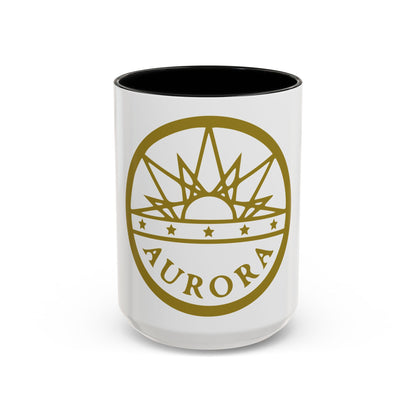 Seal of Aurora Colorado - Accent Coffee Mug
