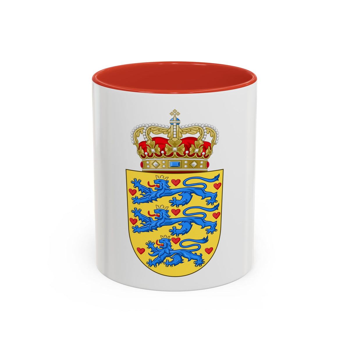 National Coat of arms of Denmark - Accent Coffee Mug
