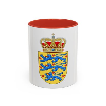 National Coat of arms of Denmark - Accent Coffee Mug