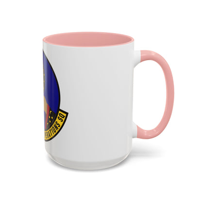 92 Maintenance Operations Squadron AMC (U.S. Air Force) Accent Coffee Mug