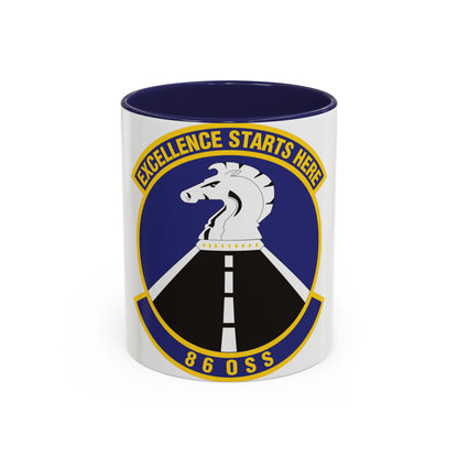 86th Operations Support Squadron (U.S. Air Force) Accent Coffee Mug