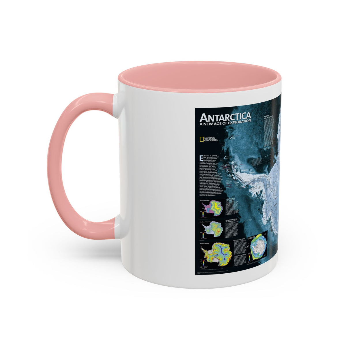 Antarctica (2002) (Map) Accent Coffee Mug