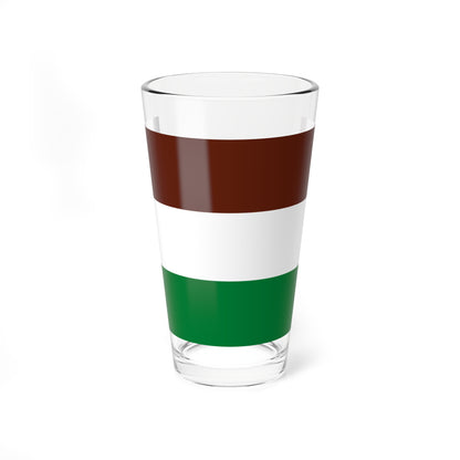 Flag of Santos Mercado Bolivia (Bolivia) Pint Glass 16oz
