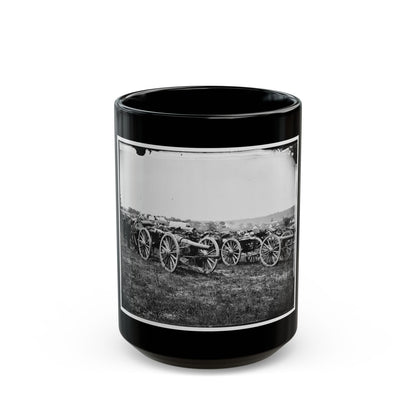 Richmond, Va., Vicinity. 20-Pdr. V Parrott Rifled Guns Of The 1st New York Battery (U.S. Civil War) Black Coffee Mug
