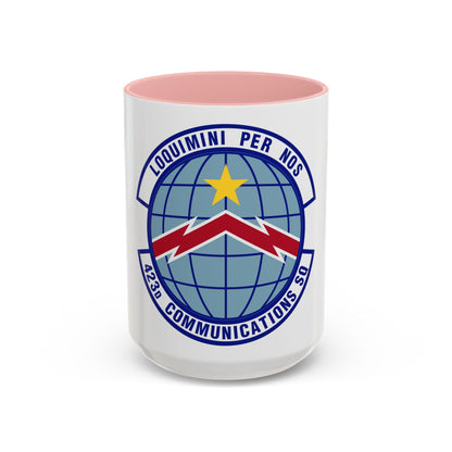 423d Communications Squadron (U.S. Air Force) Accent Coffee Mug