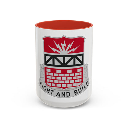 216 Engineer Battalion (U.S. Army) Accent Coffee Mug