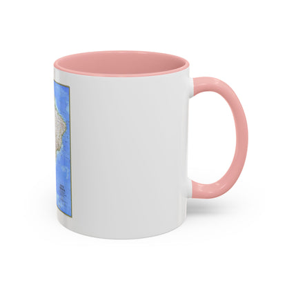 South America (1972) (Map) Accent Coffee Mug