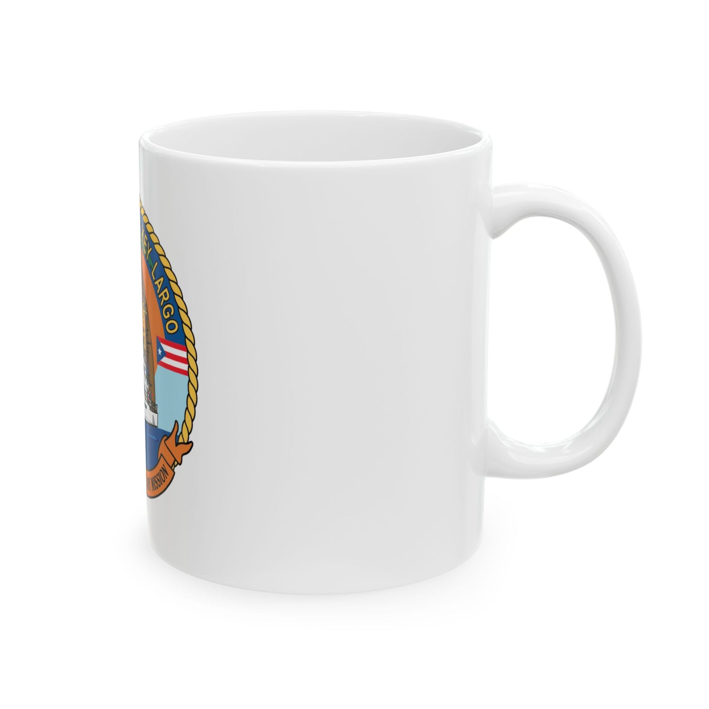 USCGC Key Largo WPB 1324 1 (U.S. Coast Guard) White Coffee Mug