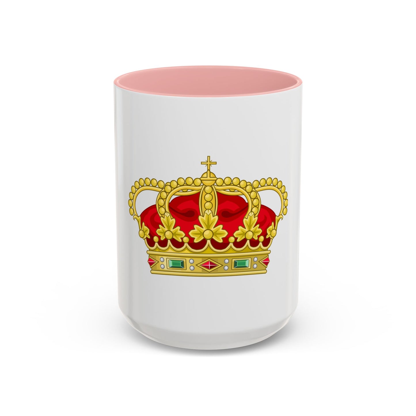 Heraldic Royal Crown of Portugal - Eight Arches - Accent Coffee Mug