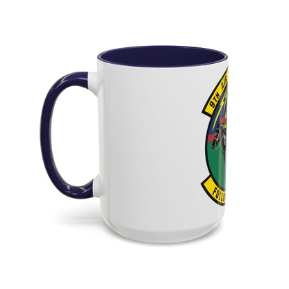 9th Air Support Operations Squadron (U.S. Air Force) Accent Coffee Mug