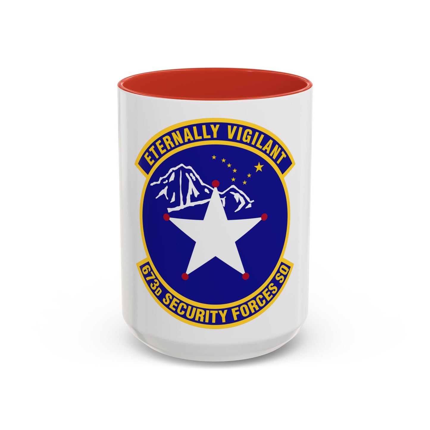 673 Security Forces Squadron PACAF (U.S. Air Force) Accent Coffee Mug