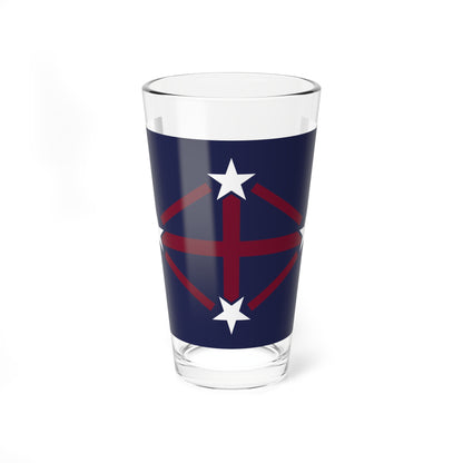 Flag of the Imperial Japanese Antarctic Expedition (Japan) Pint Glass 16oz