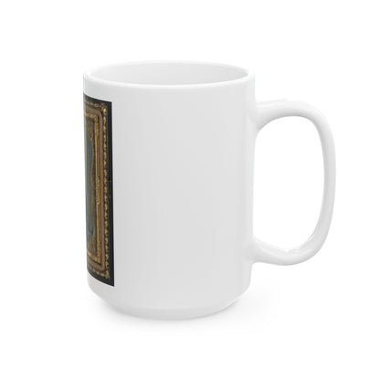 Unidentified Soldier In Confederate Major's Uniform (U.S. Civil War) White Coffee Mug
