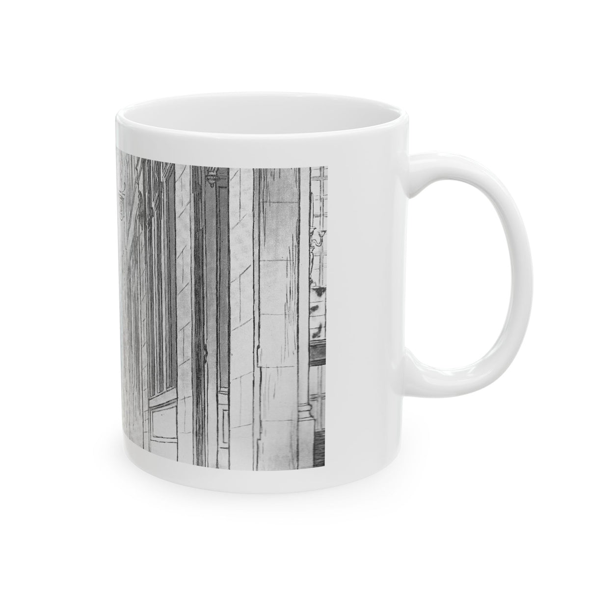 Fancy Town (1) - White Coffee Mug