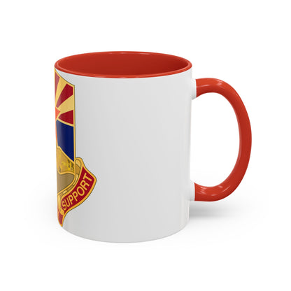 Tasse à café décorative du groupe de soutien régional 198 (armée américaine)