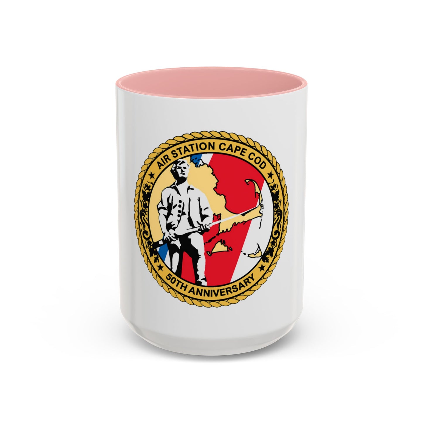 USCG Air Station CAPE COD (U.S. Coast Guard) Accent Coffee Mug