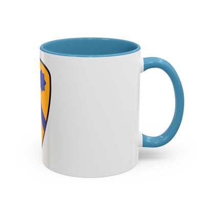 US 2nd Cavalry Division (U.S. Army) Accent Coffee Mug