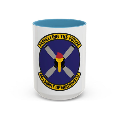 94th Maintenance Operations Flight (U.S. Air Force) Accent Coffee Mug