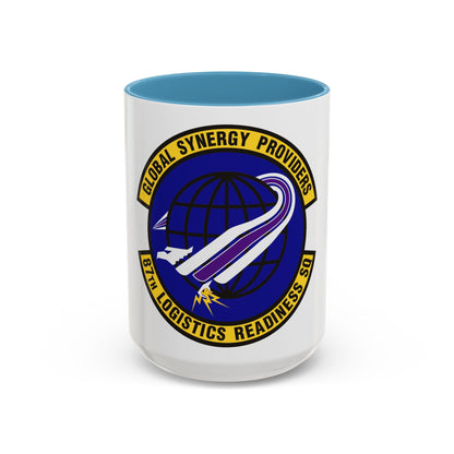 87 Logistics Readiness Squadron AMC (U.S. Air Force) Accent Coffee Mug