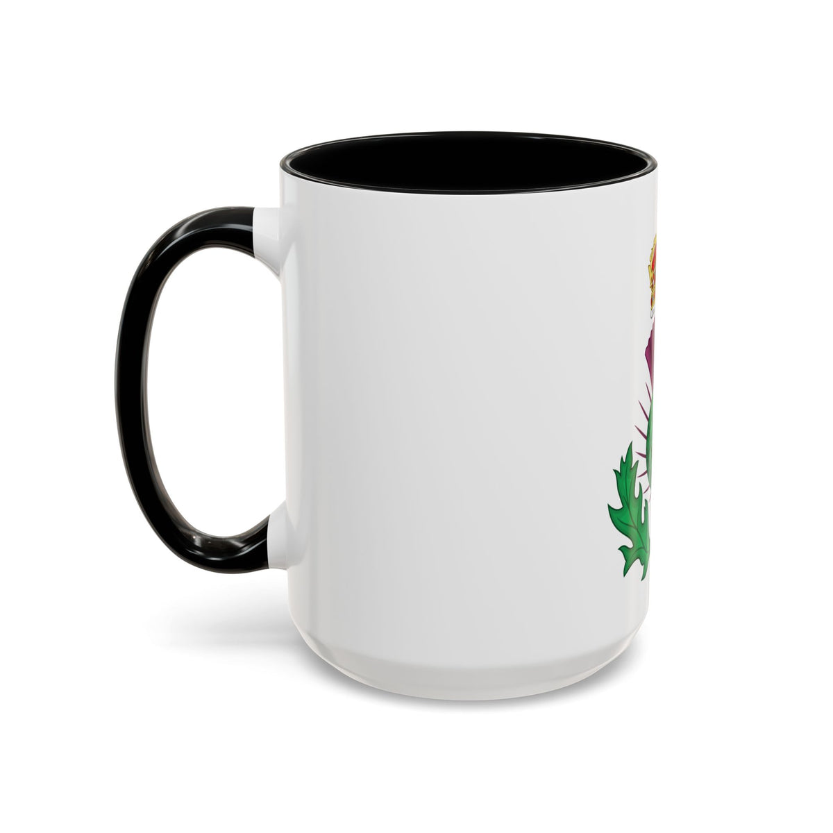 Thistle Royal Badge of Scotland - Accent Coffee Mug