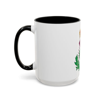 Thistle Royal Badge of Scotland - Accent Coffee Mug