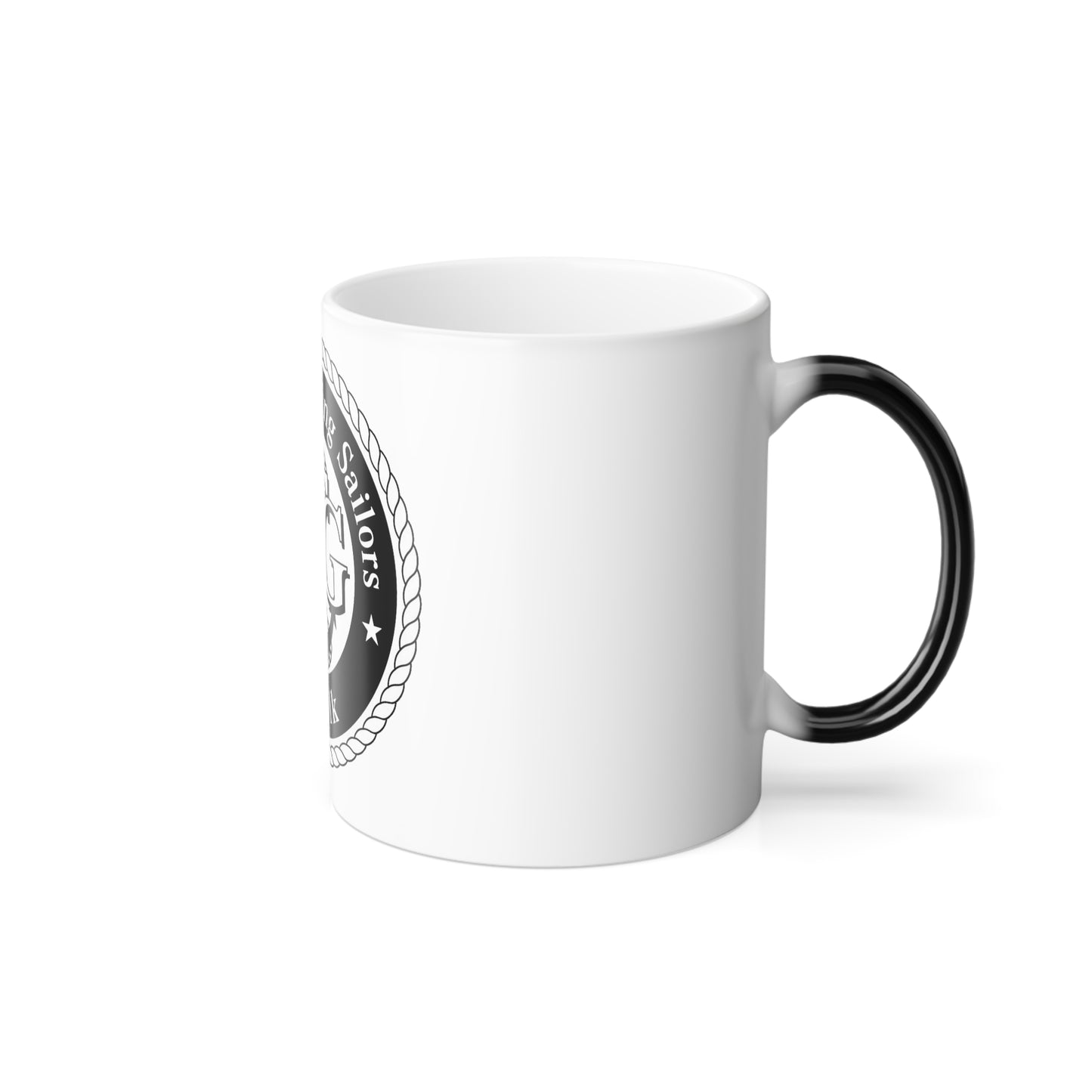 AFLOAT Training Group ATG Norfolk BW (U.S. Navy) Color Changing Mug 11oz