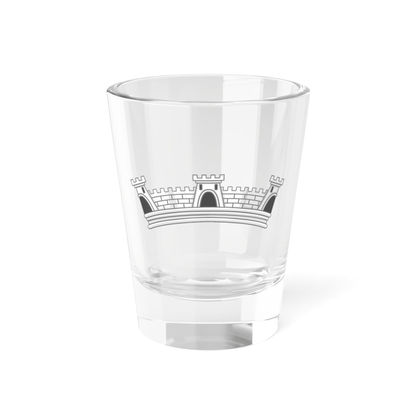Mural Crown of Civil Parish - Portugal (Portugal) (Coat of Arms) Shot Glass 1.5oz