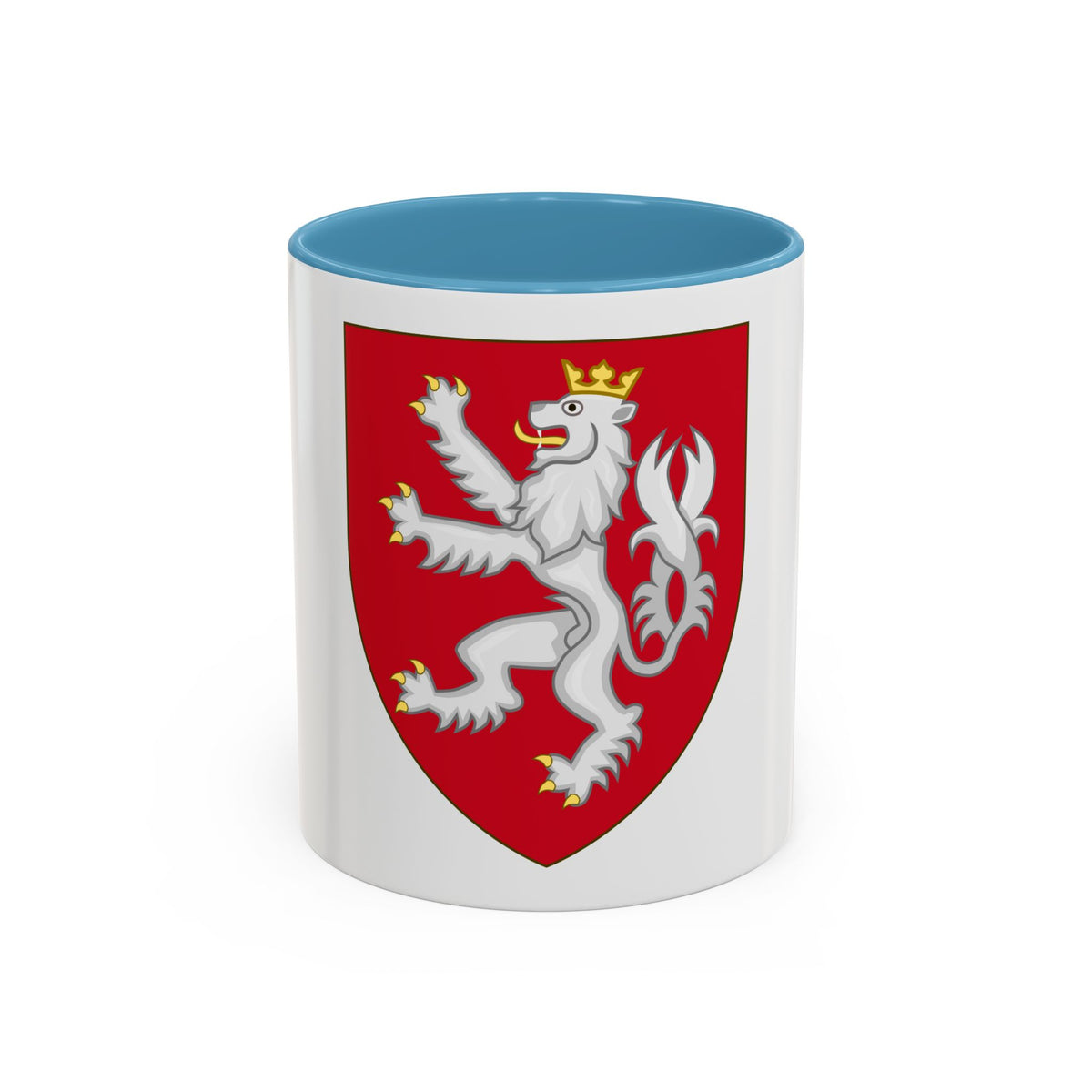 Coat of arms of the House of Luxembourg-Bohemia - Accent Coffee Mug