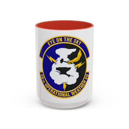 28th Operational Weather Squadron (U.S. Air Force) Accent Coffee Mug