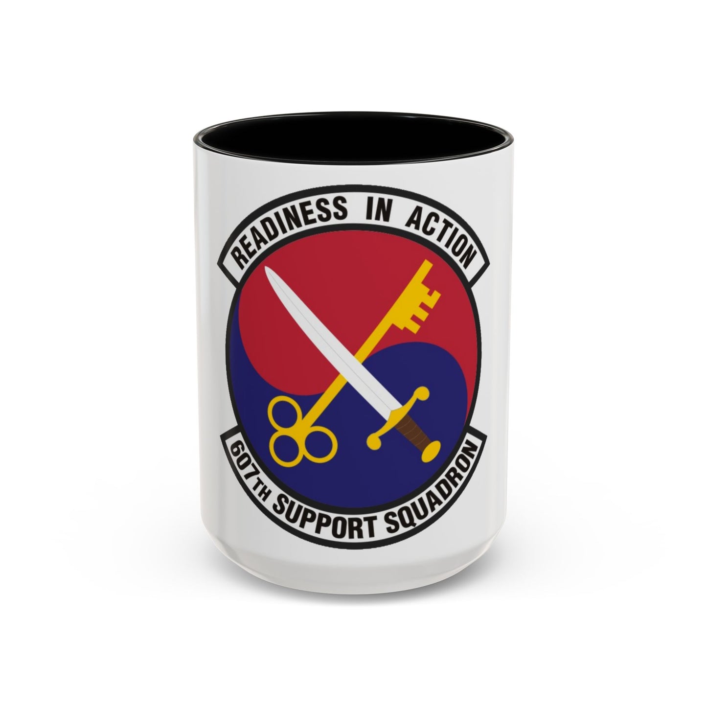 607th Support Squadron (U.S. Air Force) Accent Coffee Mug