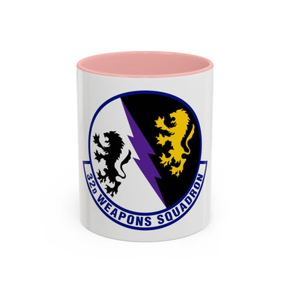 32 Weapons Squadron ACC (U.S. Air Force) Accent Coffee Mug