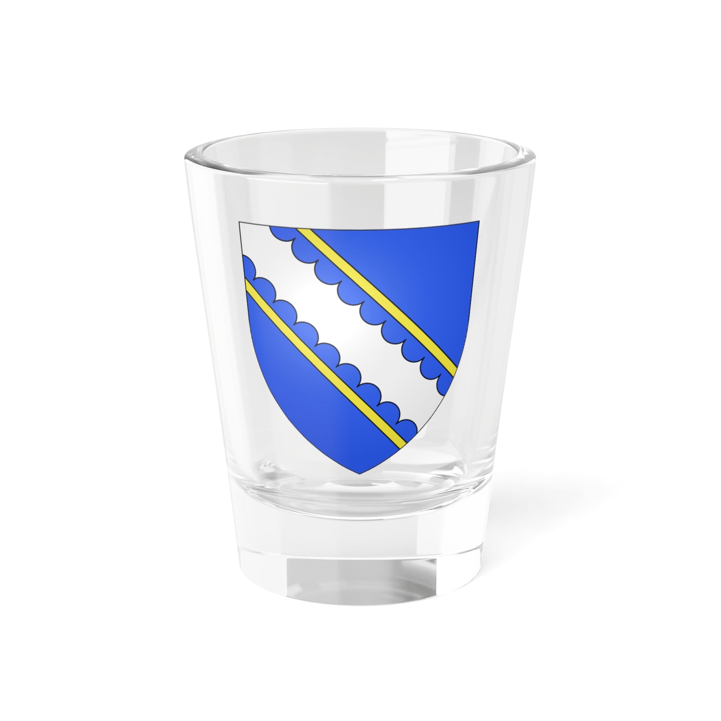 Fortescue arms (England) (Coat of Arms) Shot Glass 1.5oz