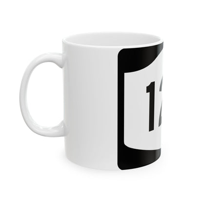 NY-12B (New York) (Road Sign) White Coffee Mug