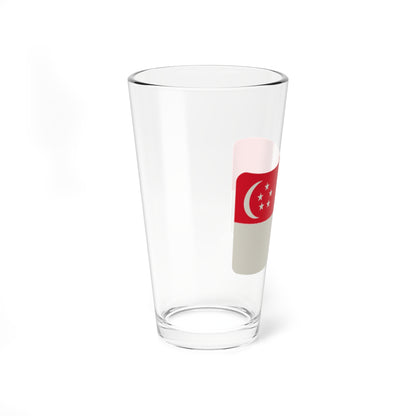 Iconol flag Singapore (Singapore) Pint Glass 16oz