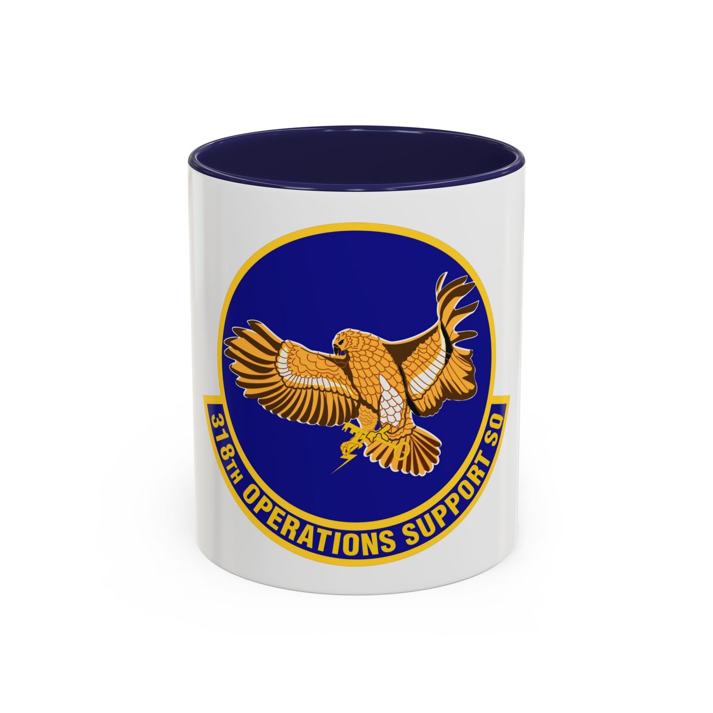318th Operations Support Squadron (U.S. Air Force) Accent Coffee Mug