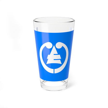Flag of Nagato Yamaguchi 1954-2005 (Japan) Pint Glass 16oz