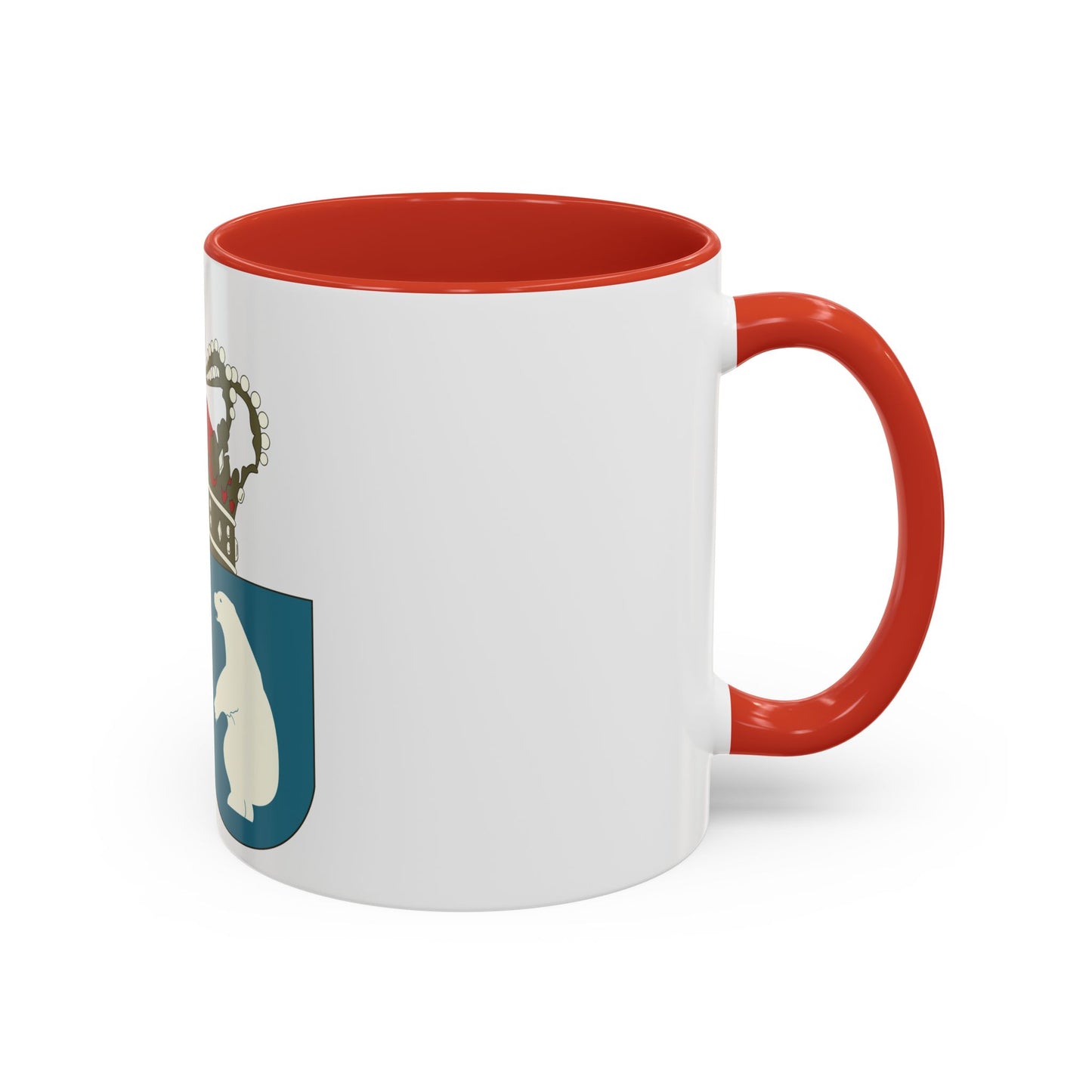 Coat of arms of the County of Greenland - Accent Coffee Mug