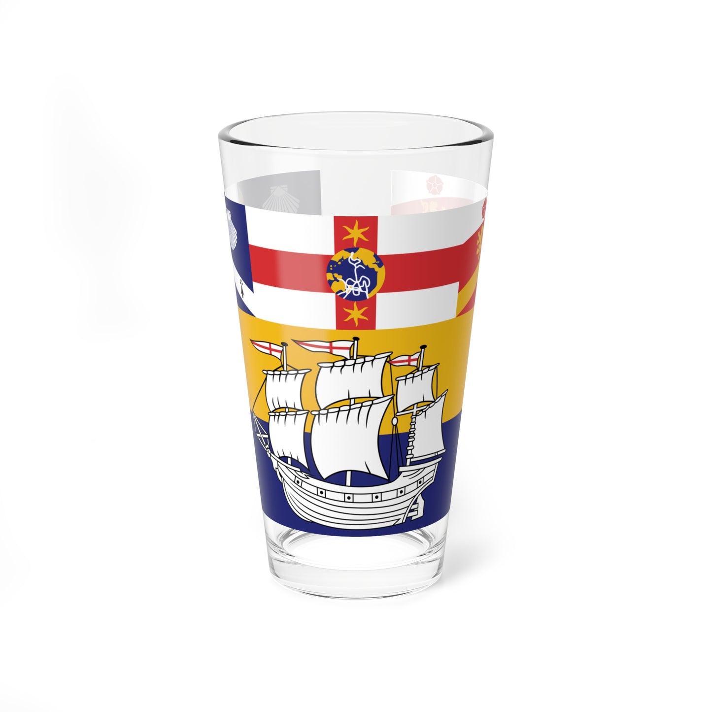 City of Sydney Flag (Australia) Pint Glass 16oz
