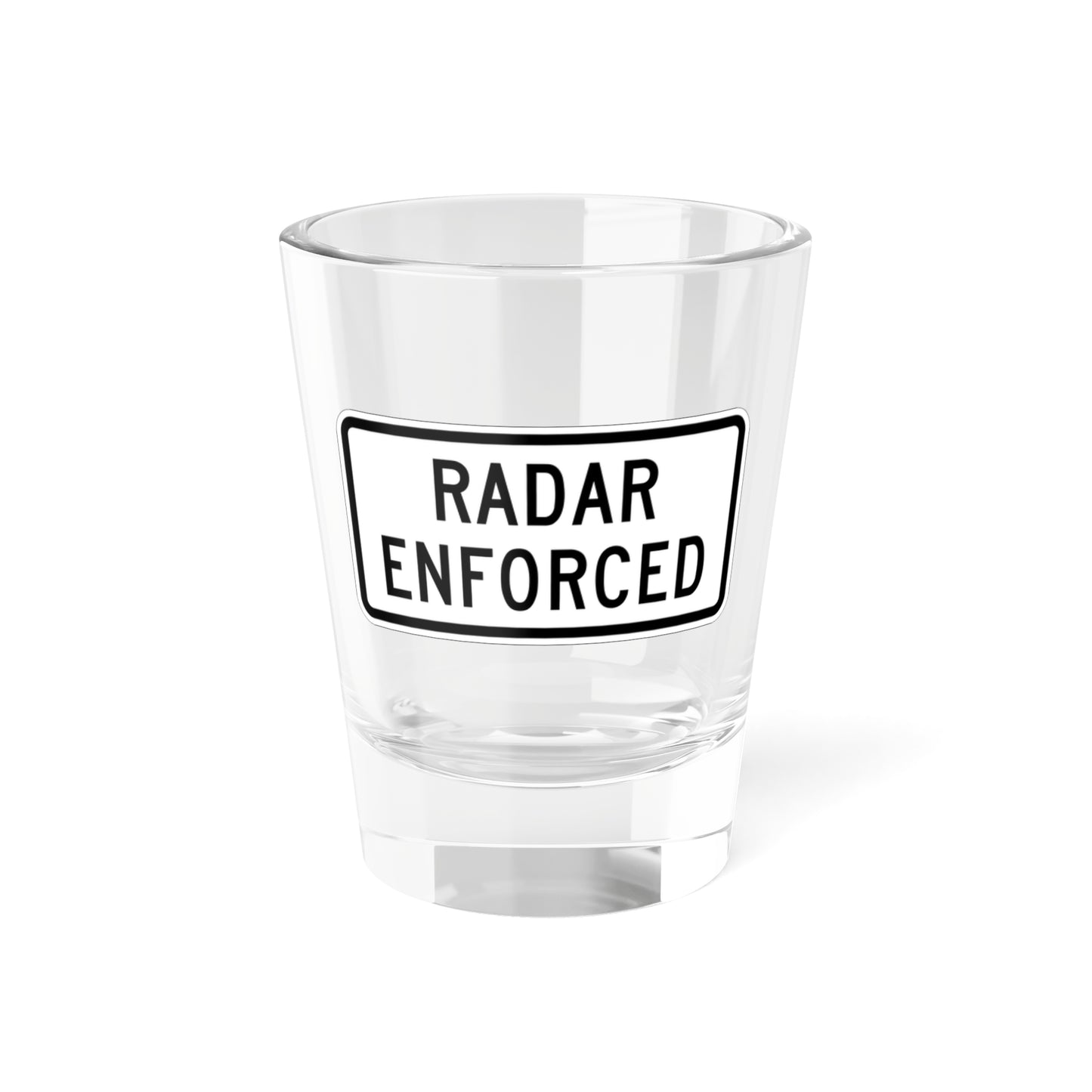 MUTCD-CA R48-1 (California) (Road Sign) Shot Glass 1.5oz