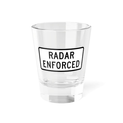 MUTCD-CA R48-1 (California) (Road Sign) Shot Glass 1.5oz