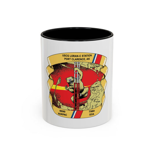 USCG Loran C  Station Port Clarence AK (U.S. Coast Guard) Accent Coffee Mug
