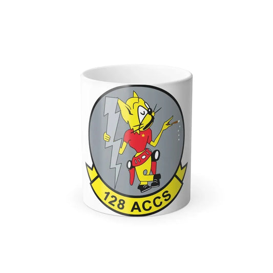 128 ACCS (U.S. Air Force) Color Changing Mug 11oz - Go Mug Yourself