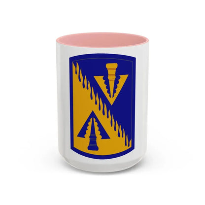 128 Aviation Brigade (U.S. Army) Accent Coffee Mug 15oz Pink - Go Mug Yourself